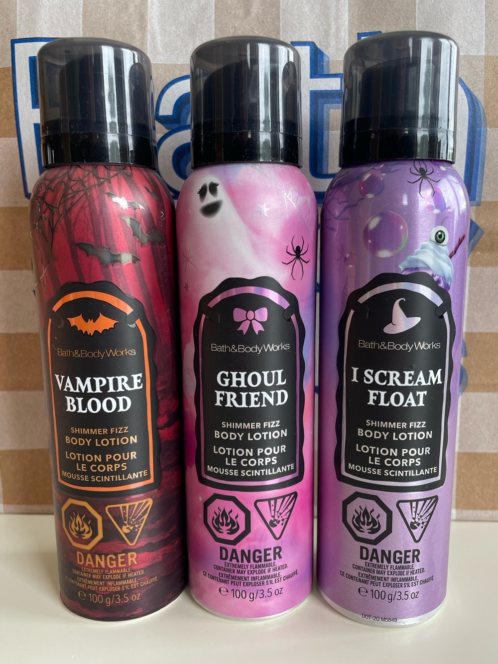 Shimmer Fizz Body Lotions - Halloween